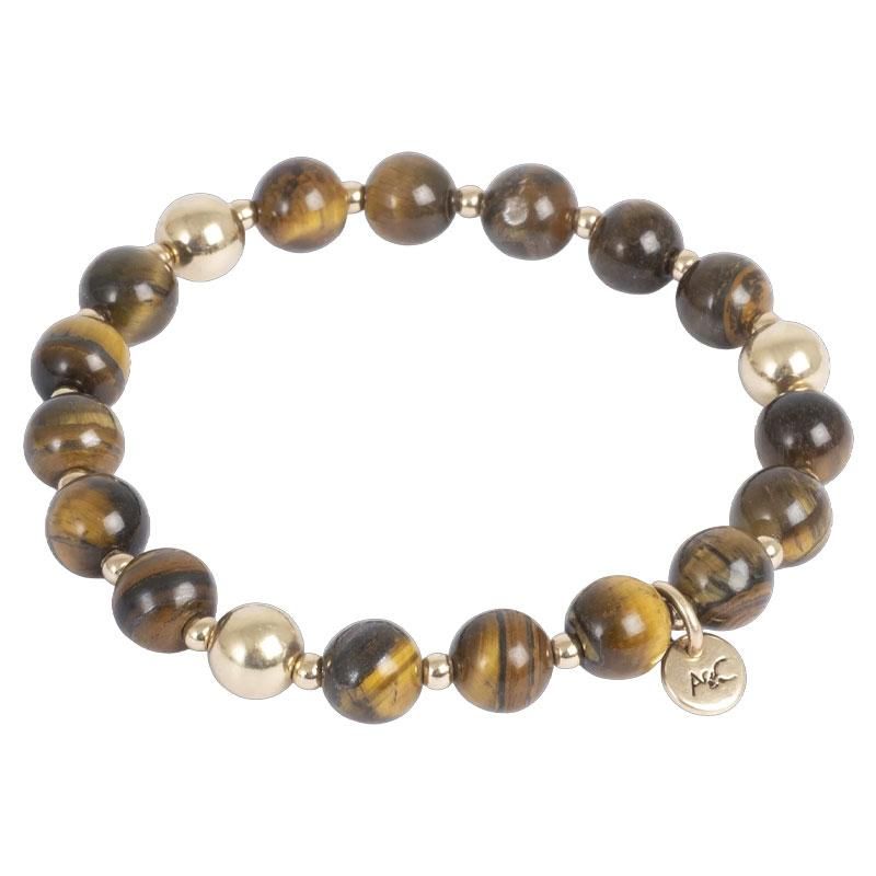A&C - Tigers Eye armbånd