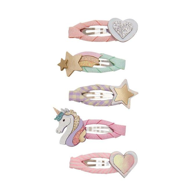 Hovedbilde Mimi & Lula - 5 Mini Hårspenner - Dreamy Unicorn