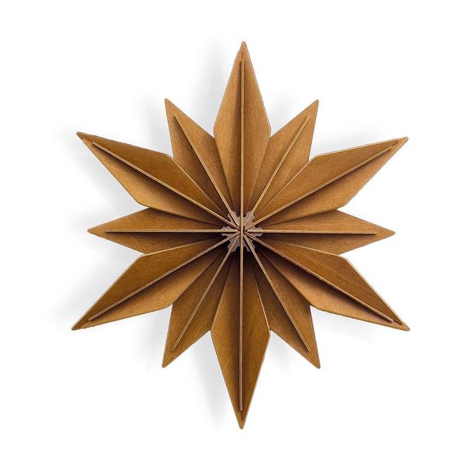 Hovedbilde Lovi - Dekorstjerne 36 cm - Cinnamon Brown