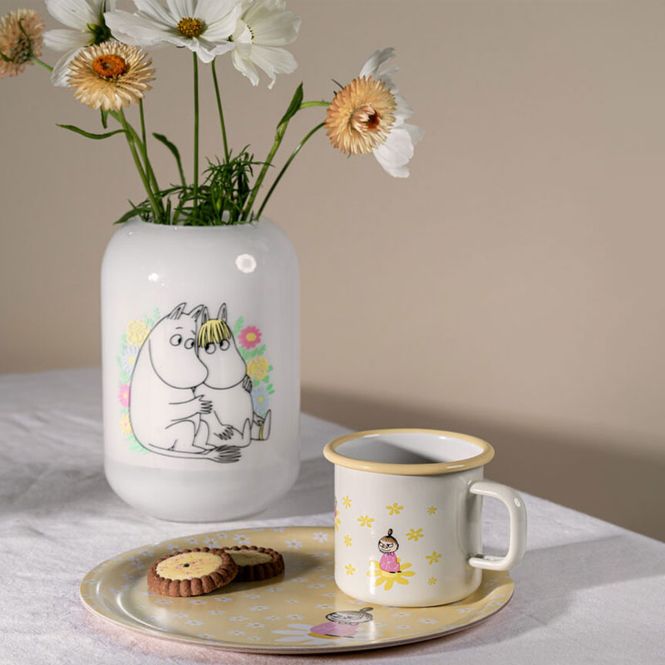 Hovedbilde Moomin by Muurla - Emaljekopp 3.7 dl - Blomster