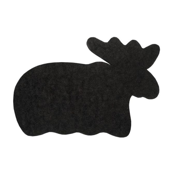 Hovedbilde Ullcentrum - Gryteunderlag tovet - Elg sort