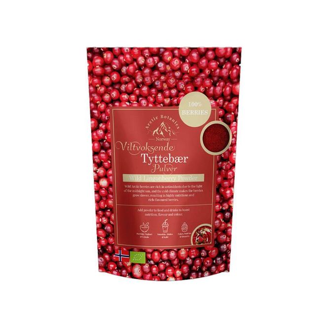 Hovedbilde Arctic Botanics - Viltvoksende tyttebærpulver - ...