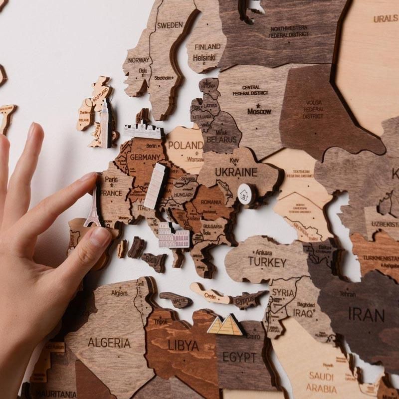 Enjoy The Wood - Sightseeing Push-Pins