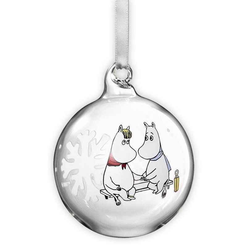 Moomin by Muurla - Julekule 7 cm - Snøfnugg