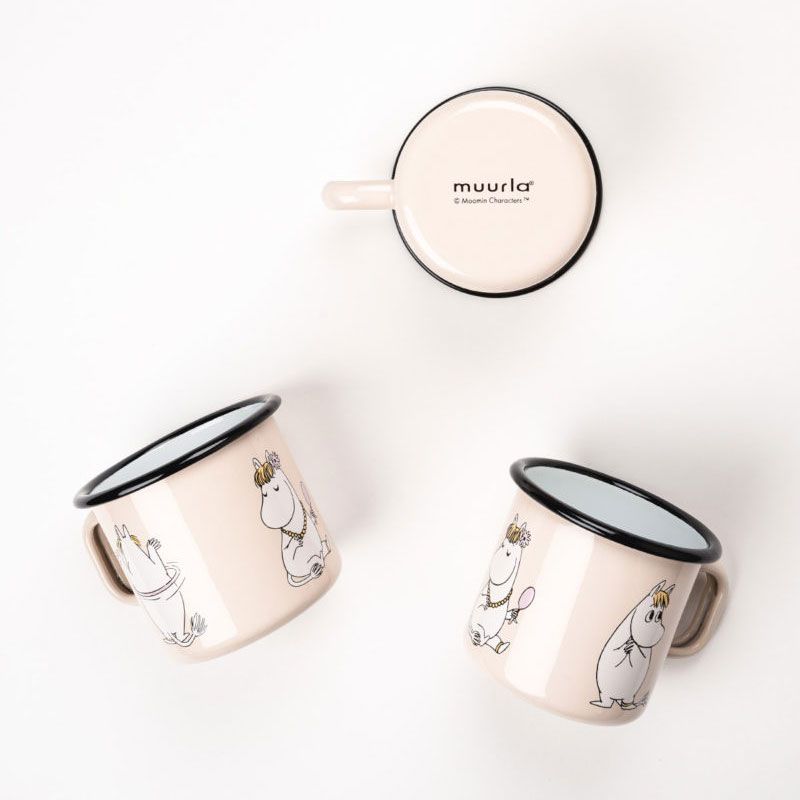 Moomin by Muurla - Emaljekopp 3.7 dl - Snorkfrøken retro