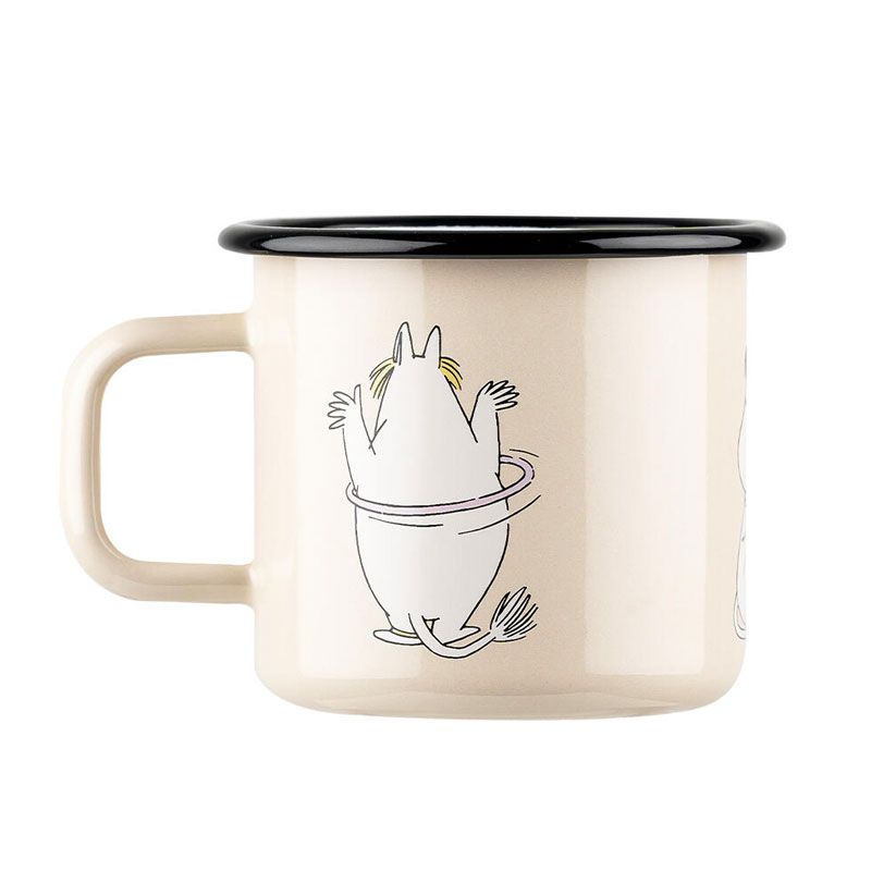 Moomin by Muurla - Emaljekopp 3.7 dl - Snorkfrøken retro