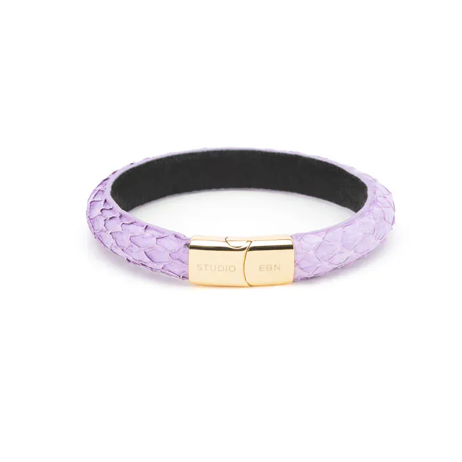 Hovedbilde Studio EBN - Round Bracelet Gold - Lilac