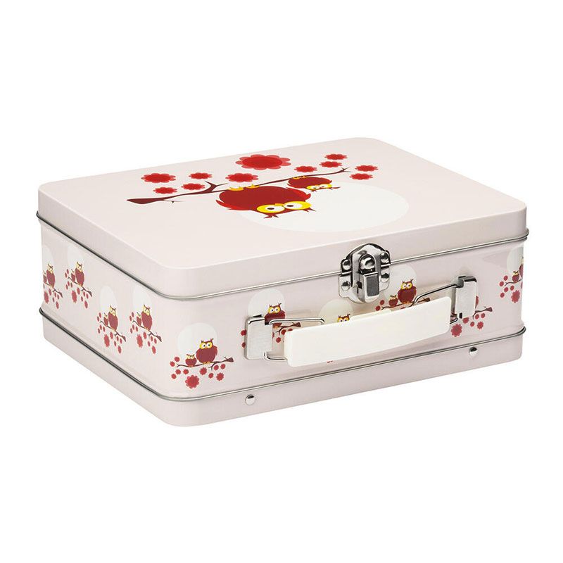 Blafre - Koffertboks - Ugle rød