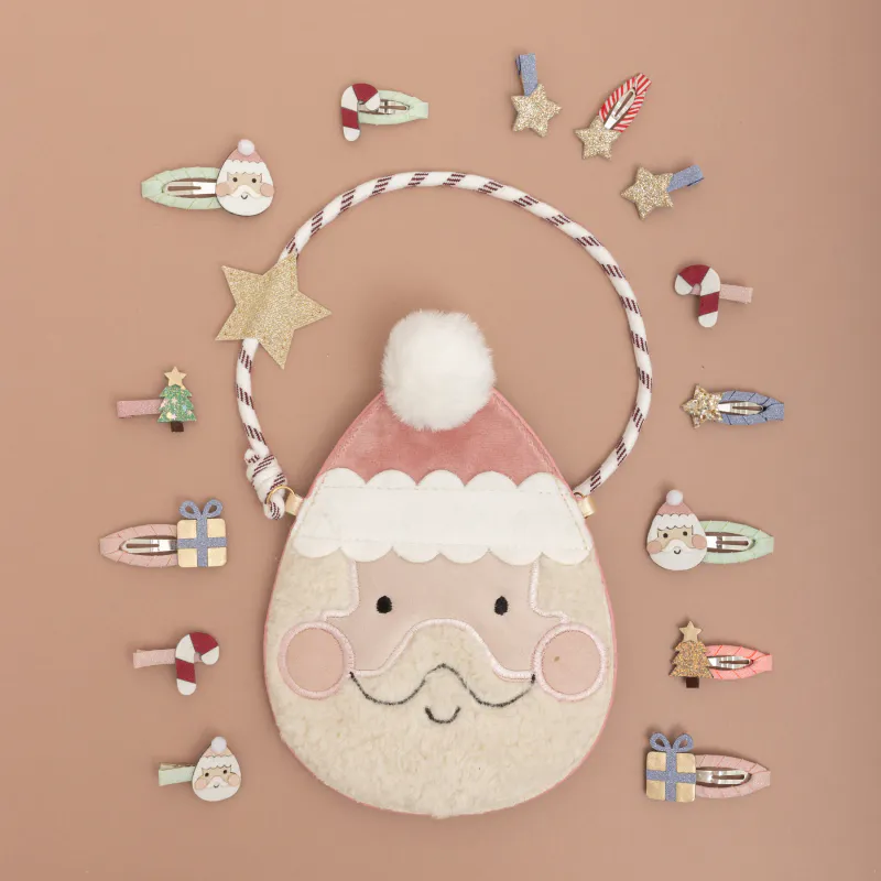 Mimi & Lula - 4 Hårspenner - Santa Christmas