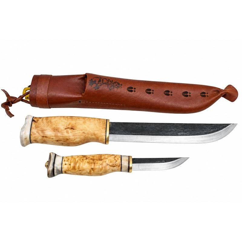 Wood Jewel - Dobbelkniv Lapin leuku 21 cm & 7.7 cm