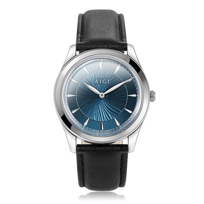 Hovedbilde ÁIGI - Nordlys 38 mm - Sort skinn