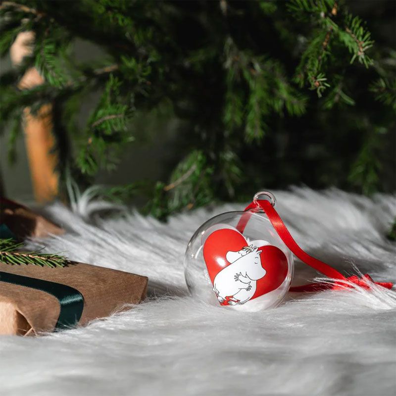 Moomin by Muurla - Julekule 7 cm - Hjerte