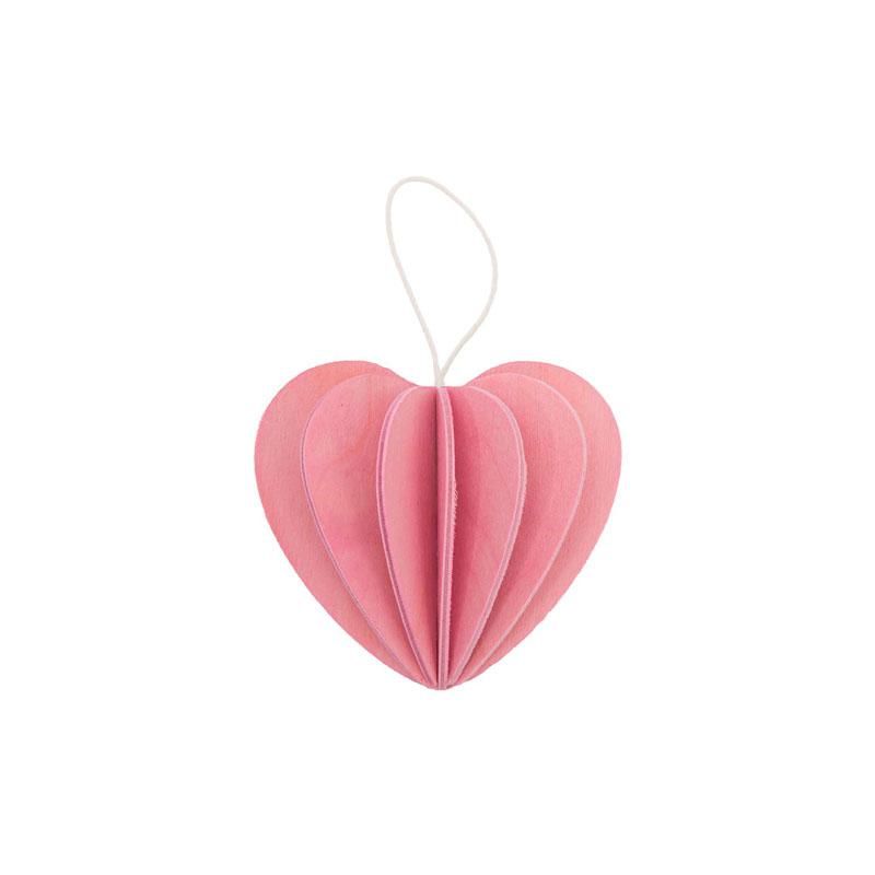 Lovi - Hjerte 4.5 cm - Light Pink