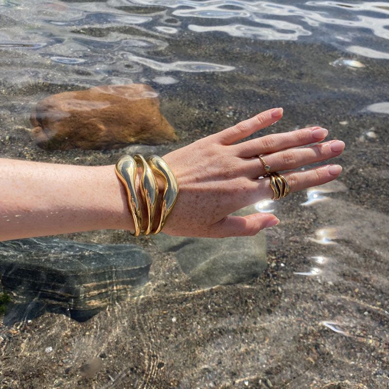 A&C - Big Waves ring - G