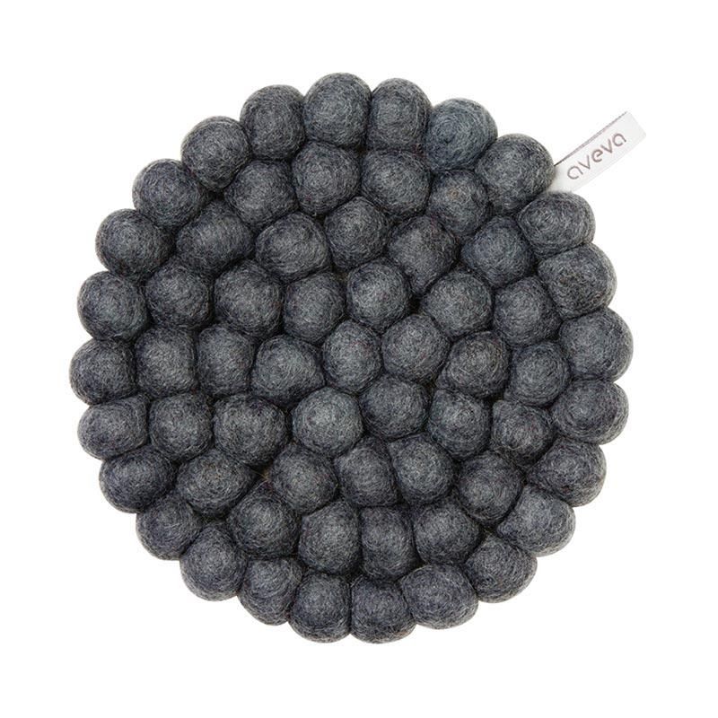 Aveva - Gryteunderlag rund - Dark Grey