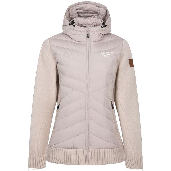 Hovedbilde Scand. Ex. - Hybridjakke strikket dame - Beige