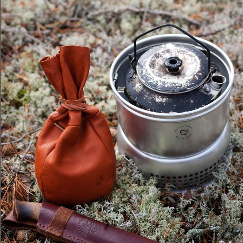 Kero - Kaffepose reinskinn 0,6 L - Lys brun