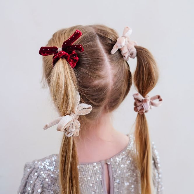 Hovedbilde Mimi & Lula - 4 Scrunchies - Velvet Bow