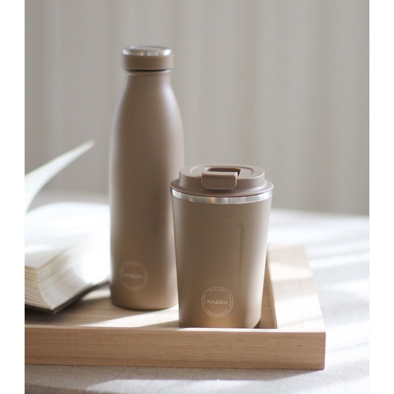 AYA&IDA - Cup2Go 380 ml - Dusty Brown