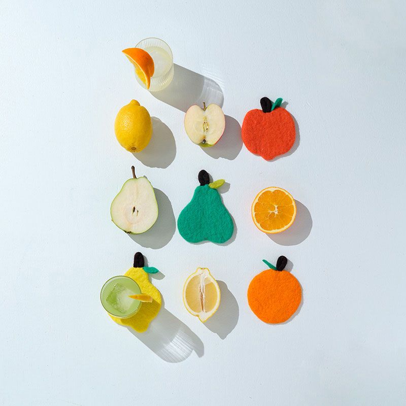 Aveva - Coasters 4-pk - Fruit