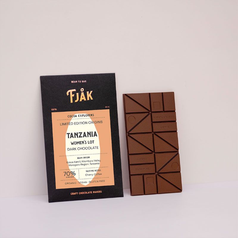 Fjåk Sjokolade - Tanzania Women's Lot - Mørk sjokolade