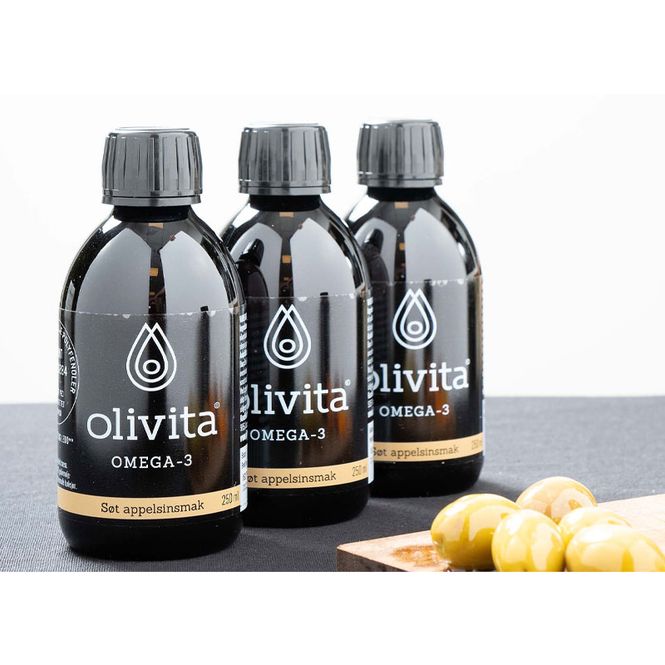 Hovedbilde Olivita - Omega-3 olje appelsinsmak