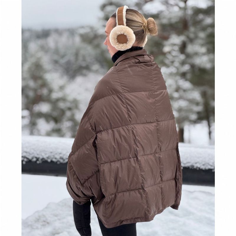 THOQ - Teppe-poncho-skjørt dun (flere farger)
