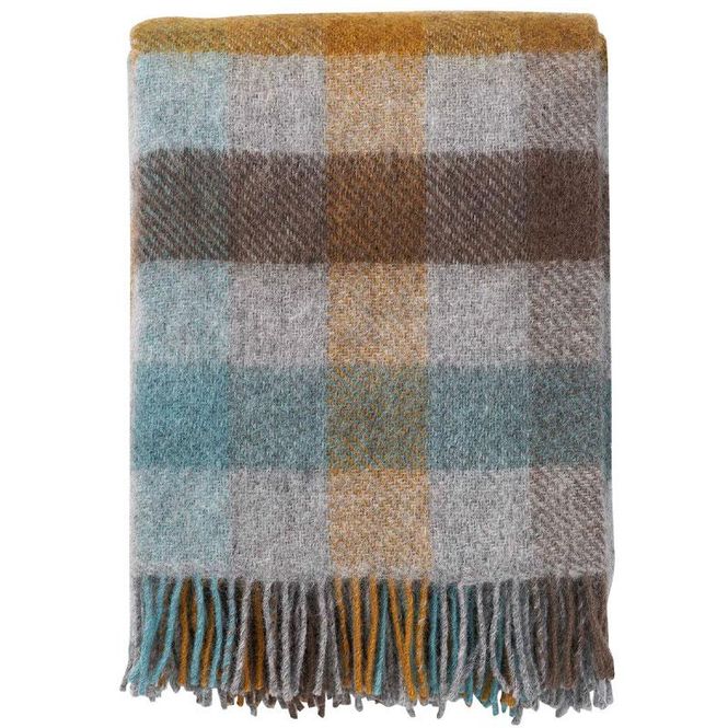 Hovedbilde Klippan - Gotland Multi ullpledd - Turquoise