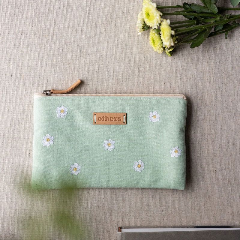 Others - Håndbrodert lommebok - Grønn