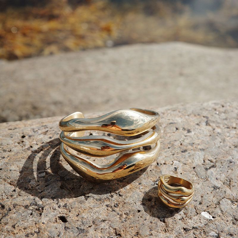 A&C - Big Waves ring - G