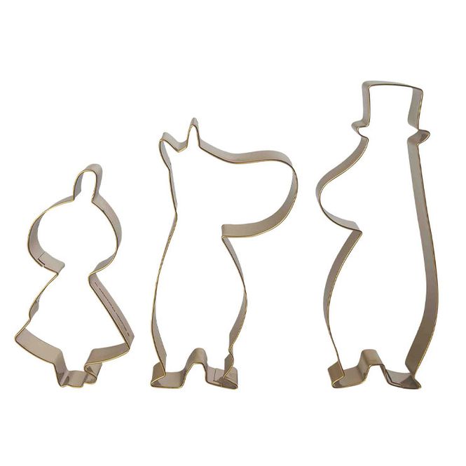 Hovedbilde Moomin by Pluto Design - Pepperkakeformer 3-pk - ...
