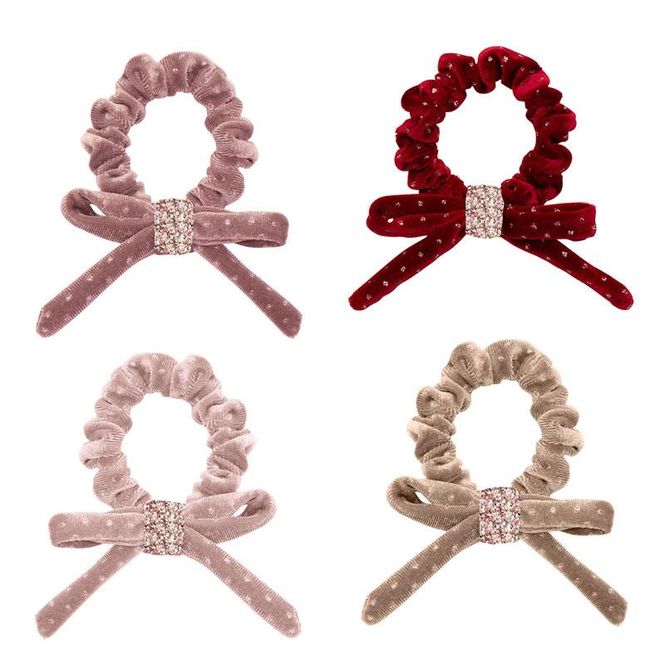 Hovedbilde Mimi & Lula - 4 Scrunchies - Velvet Bow
