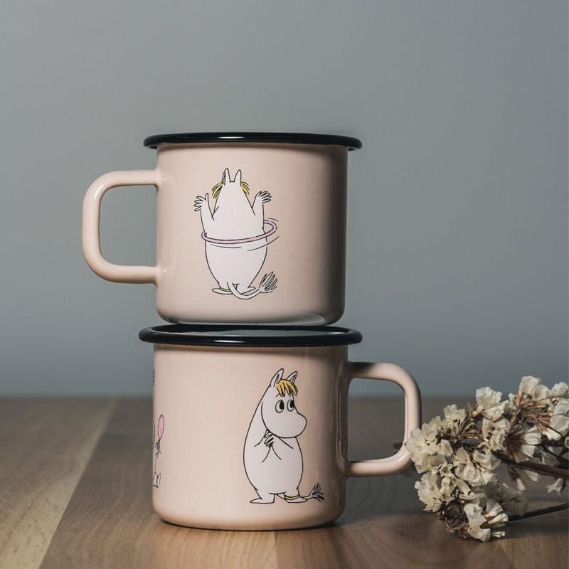 Moomin by Muurla - Emaljekopp 3.7 dl - Snorkfrøken retro