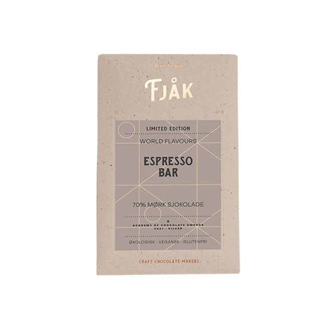 Hovedbilde Fjåk Sjokolade - Espresso - Mørk sjokolade