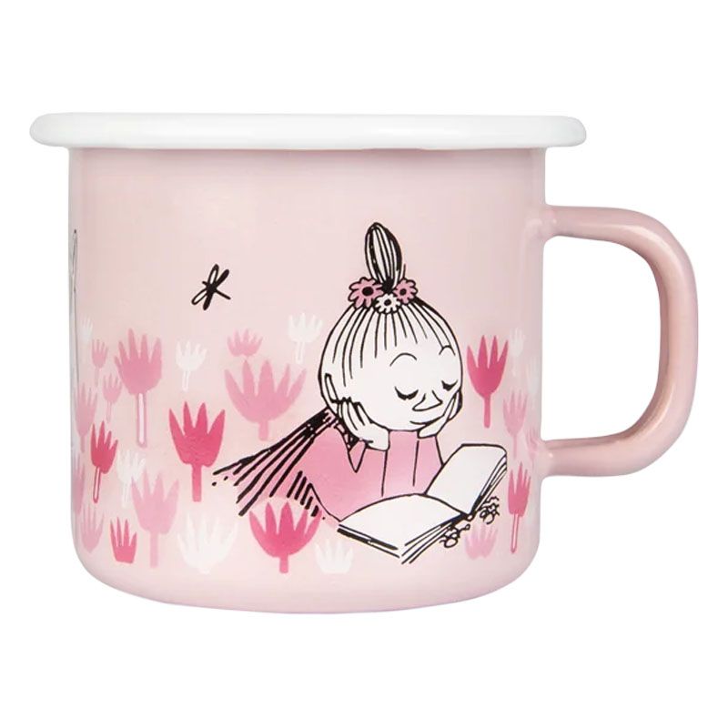 Moomin by Muurla - Emaljekopp 2.5 dl - I hagen rosa